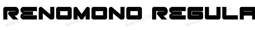 RenoMono Regular字体转换